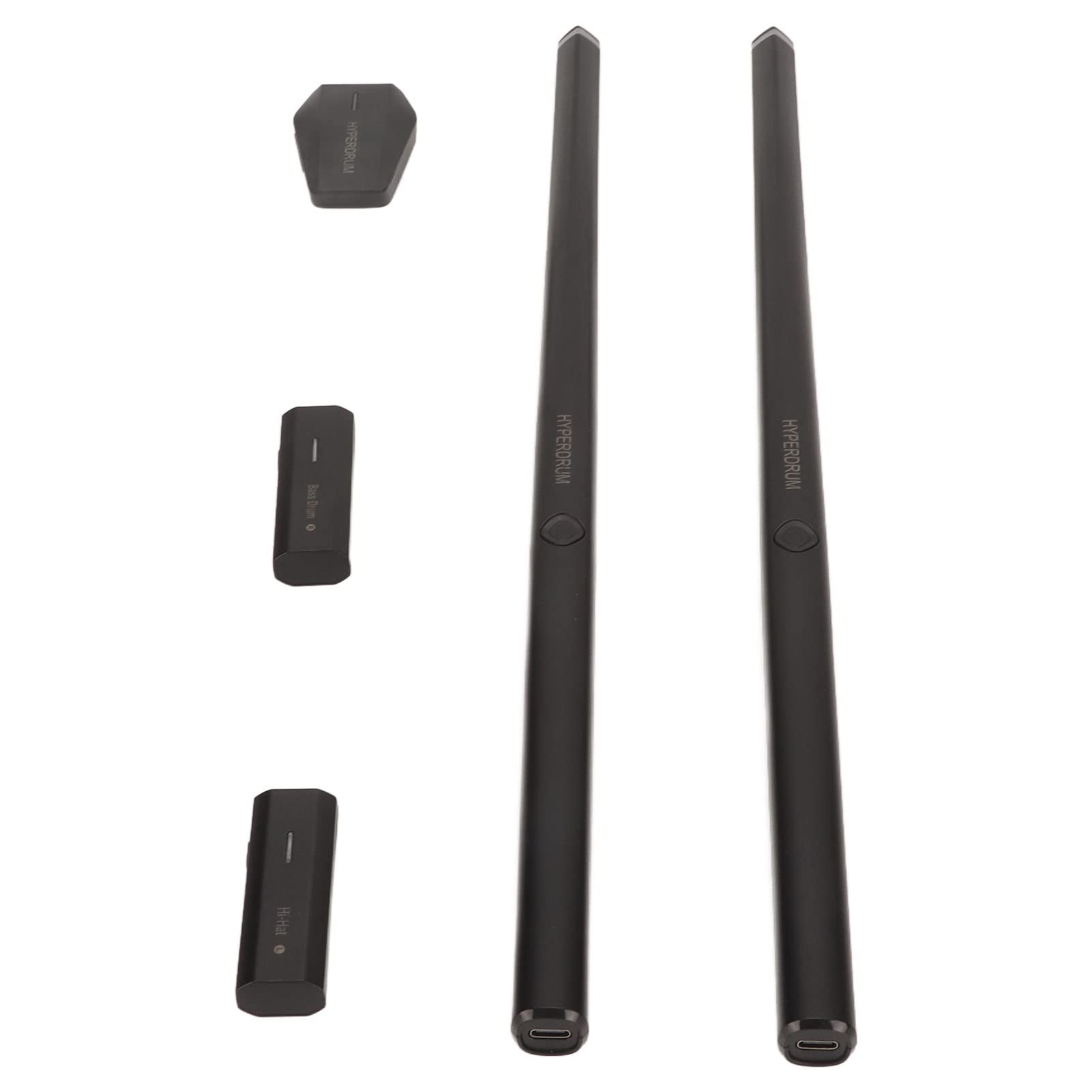 Gemer Air Drum Sticks Set, Drumsticks Stand Adapter Simulación 2 Modos Virtual Drum Set para Adultos