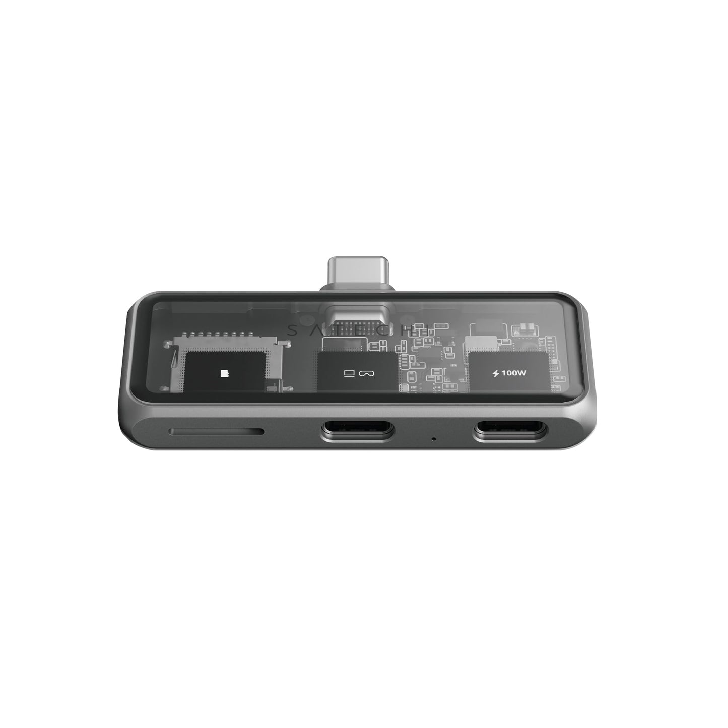 Hub USB-C SATECHI Plata con HDMI 4K y Carga 100W para iPad, MacBook, Switch OLED y Más