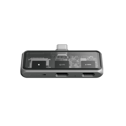 Hub USB-C SATECHI Plata con HDMI 4K y Carga 100W para iPad, MacBook, Switch OLED y Más