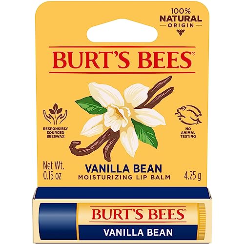 Burt’s Bees Lip Balm, Vanilla Bean Tube, 0.15 Ounce