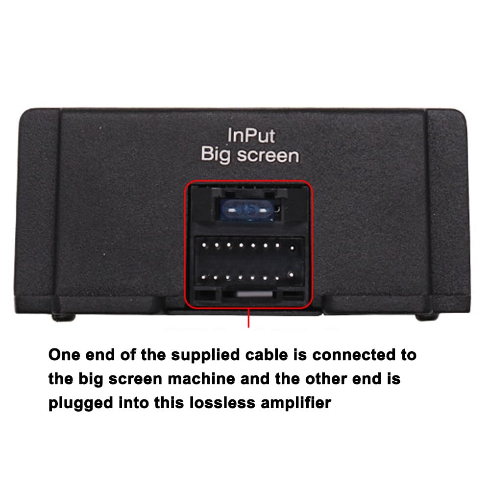 lifcasual Amplificador DSP de 4 Canales para Coche 80Wx4 o Amplificador de Potencia de modificación Sonido Digital Procor Clase A/B para Reproductor de Coche Android