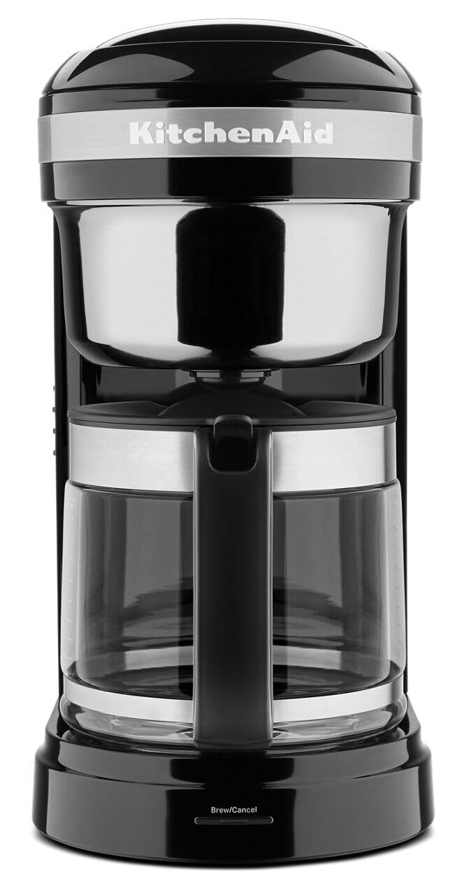 KitchenAid KCM1209OB Drip Coffee Maker, 12 Cup, Onyx Black