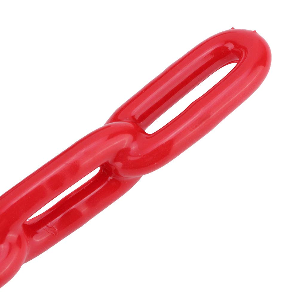Alomejor Cadenas oscilantes Hierro Recubierto Cadena oscilante Cuerda Marco de Escalada Patio de la Yarda Cadena de eslabones oscilantes 1.5 M para Accesorio de Asiento Giratorio(26 * 22 * 3cm-Rojo)
