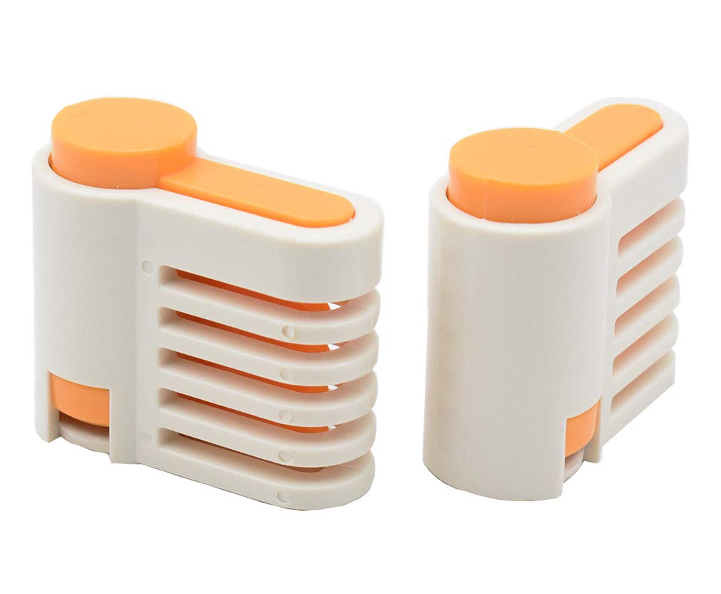 Cortadores de Tartas de 5 Capas Naranja con Nivelador para Rebanadas y Tostadas