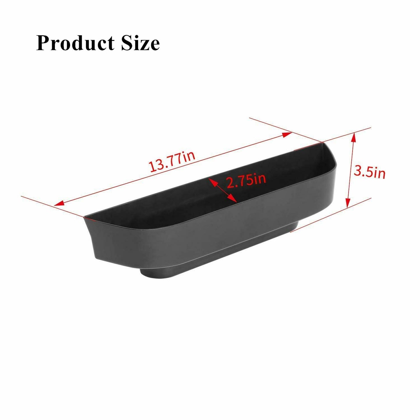 YOCTM TJ Co-Pilot Passenger Grab Bar Bandeja de Almacenamiento Caja organizadora para 1997-2006 Jeep Wrangler TJ SE Sport Sahara Rubicon Sport Utility Negro Interior Piezas Accesorios