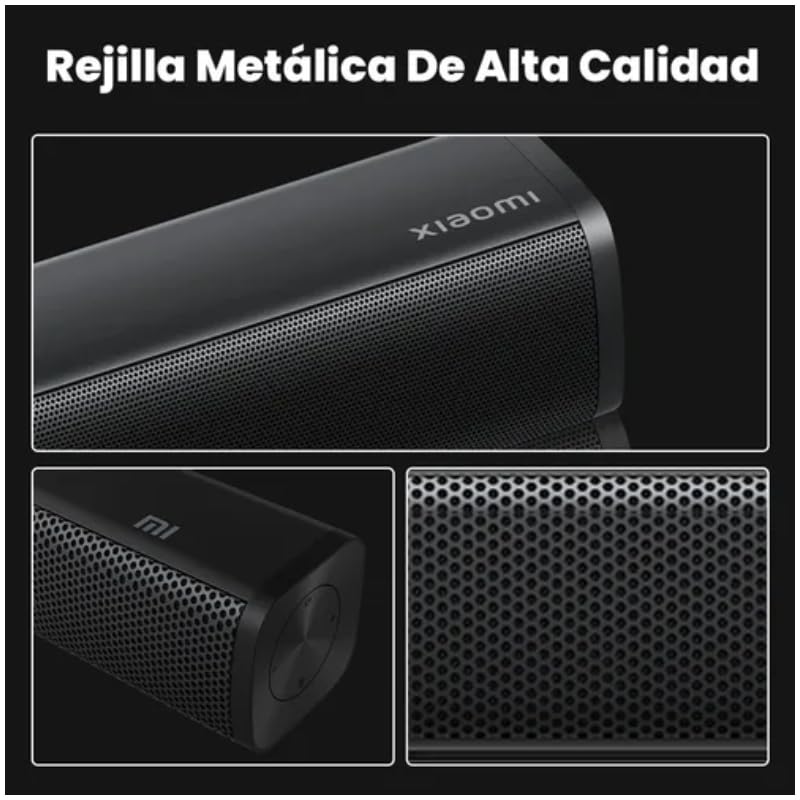 Xiaomi Barra de Sonido 2.0ch – 30W, Bluetooth 5.3, SPDIF/Óptico/AUX, Diseño Delgado, Montaje en Pared – Negra