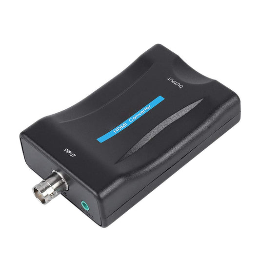 Tangxi Convertidor de Video BNC a HDMI, HD 1080P / 720P Caja de Adaptador de Video BNC a HDMI, Convertidor BNC con Audio para Monitor de vigilancia con cámara de Seguridad