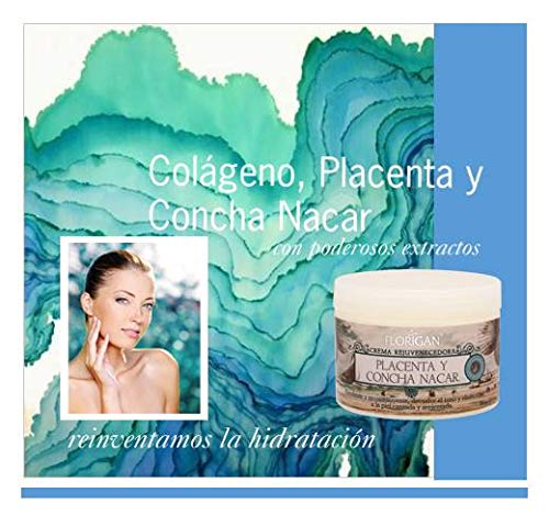 Crema Placenta y Concha Nacar Rejuvenecedora Florigan® 350grs.