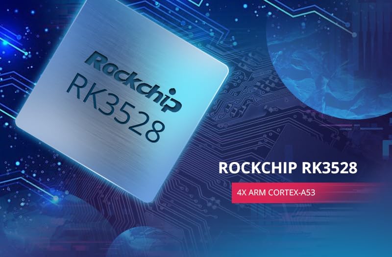 SHYSKY Android TV Box, TOX4 TV Box Android 13.0 RK3528 4GB RAM 32GB ROM 2.4G/5G WiFi 1000M BT5.1 USB3.0 4K H.265 HDR Box