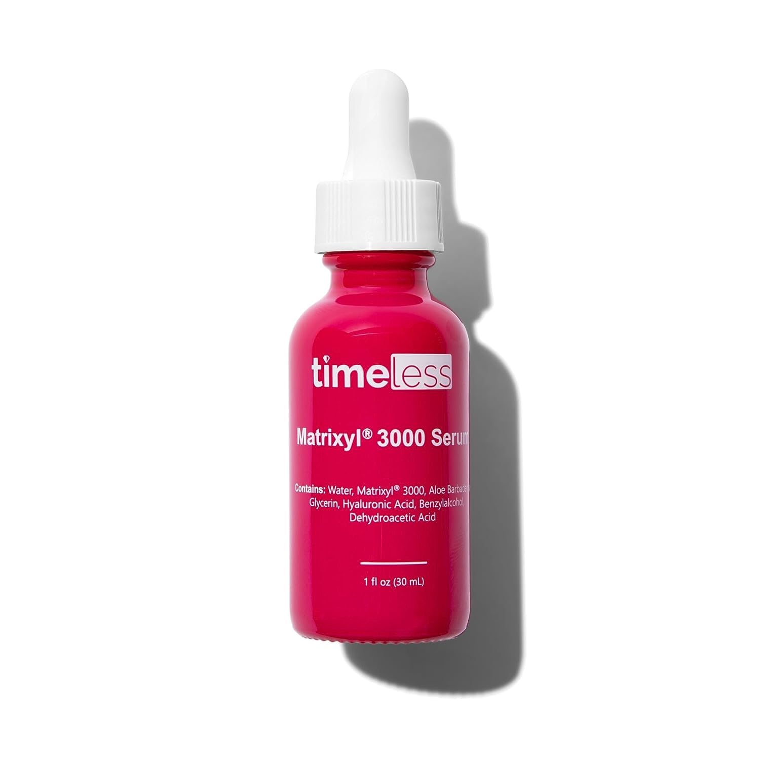 TIMELESS SKIN CARE | Sérum MATRIXYL® 3000 | Suero de Cuidado Facial que fortalece la barrera cutanea | Aumenta la Producción de Colágeno e Hidrata | Para todo tipo de pieles | 1oz 30ml