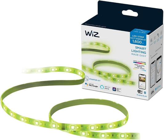 Tira Led Inteligente WiZ Blanca y Multicolor Compatible con Alexa