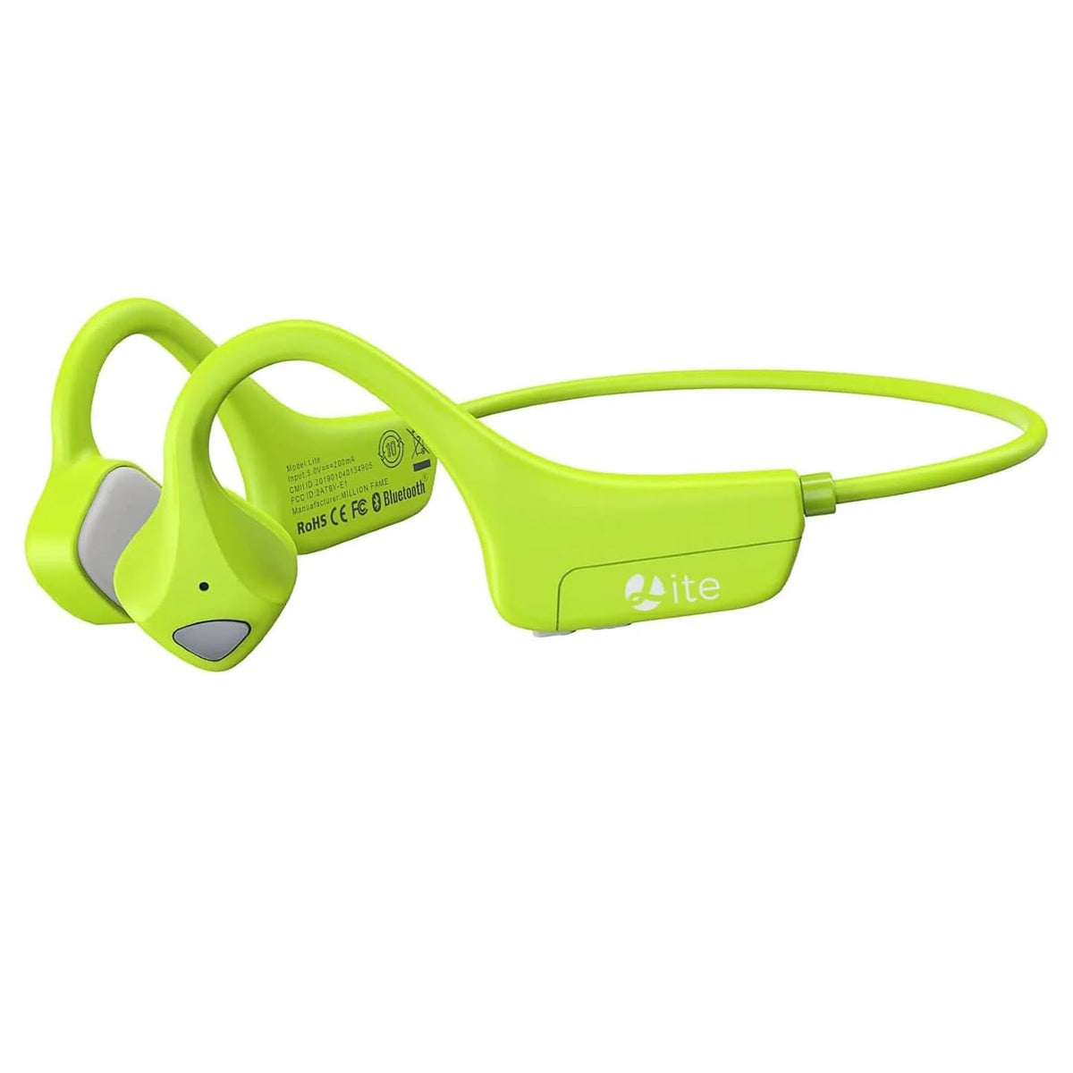 Auriculares Deportivos Bluetooth YouthWhisper Negro de Conducción Ósea Impermeables para Entrenamientos y Ciclismo