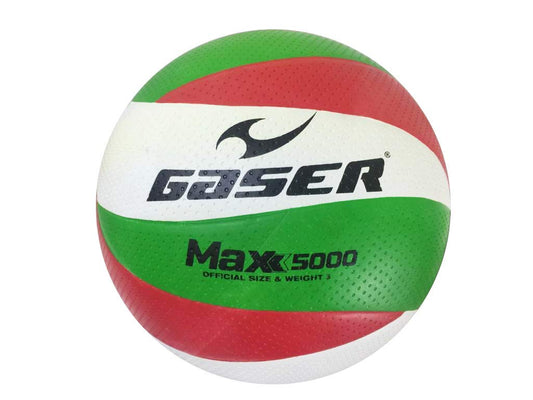 Gaser Balón Vóleibol MAX Pro 5000 No.5 (Verde, Blanco, Rojo)