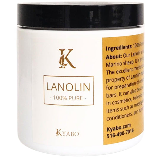 Lanolin USP grado anhidro ultra refinado 100% puro hidratante para la piel