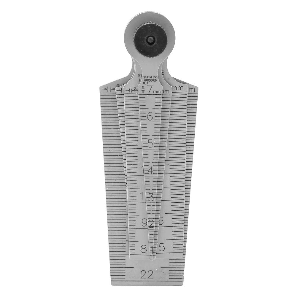 Calibre Cónico, 1 Juego de Calibradores de Espesores de Soldadura de Acero Inoxidable, Calibradores de Espesores Cónicos, Reglas, Herramienta de Inspección de Orificios, Herramienta de Medición,
