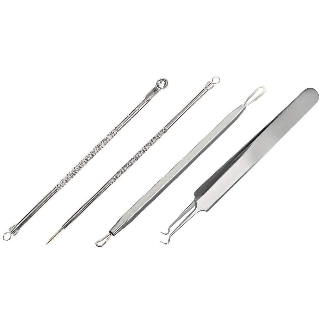 Beaute Galleria Professional Premium Blackhead & Blemish Remover Extractor Kit to cure Blackhead, Whitehead, Blemish, Comedone, Acne and Facial Impurities