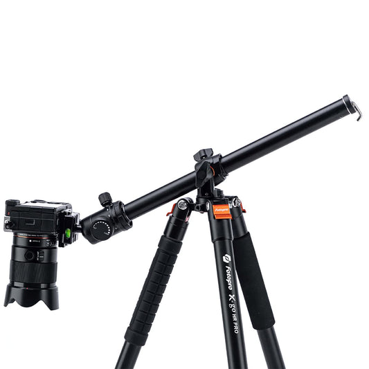 Fotopro 160CM Trípode para cámara Trípodes horizontales de Aluminio Monopie portátil con Cabeza de Bola 16KG Capacidad de Carga Placa de liberación rápida, para Viajes y Trabajo, MAX Carga 15KG