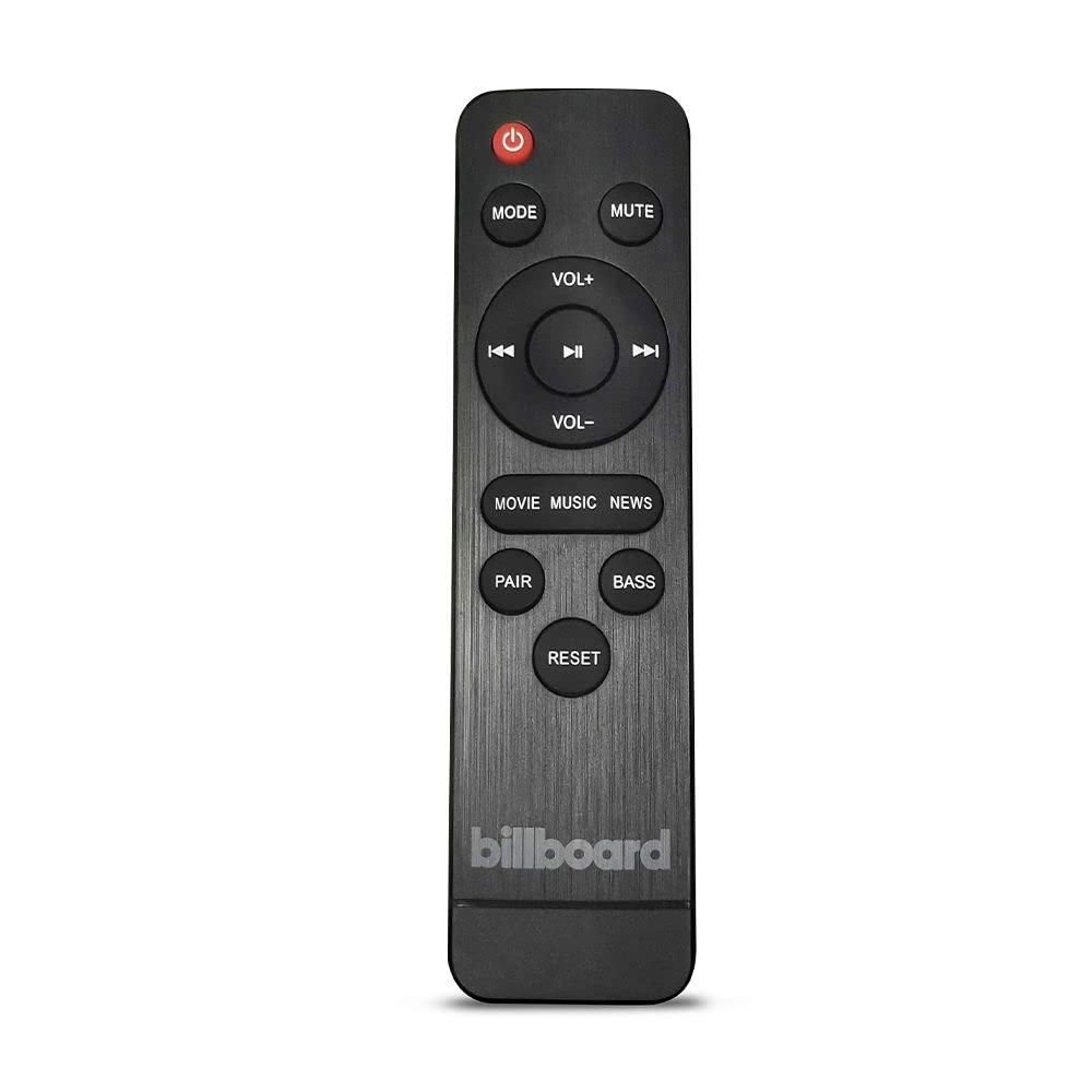 Billboard Barra De Sonido Studio Pro Cinema Expirience con Subwoofer | Conexión Inalámbrica | 3 Ecualizaciones | Conexiones HDMI ARC, Óptica, Entrada USB y Auxiliar 3.5 mm