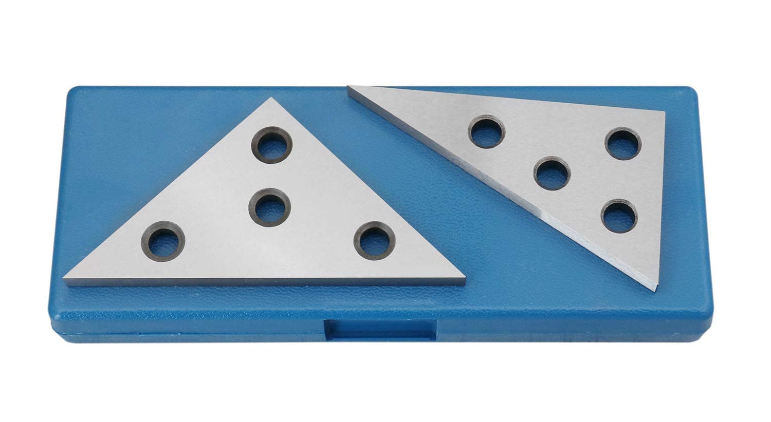 Juego de Placas de Ángulo Sólido Accusize Industrial Tools 30-60-90 y 45-45-90 Grados