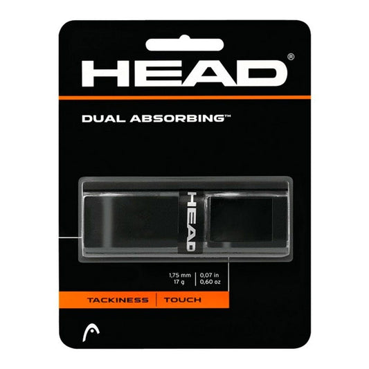 Head 285034-BK Grip Dual Absorbing Replacement, Negro, Talla Única
