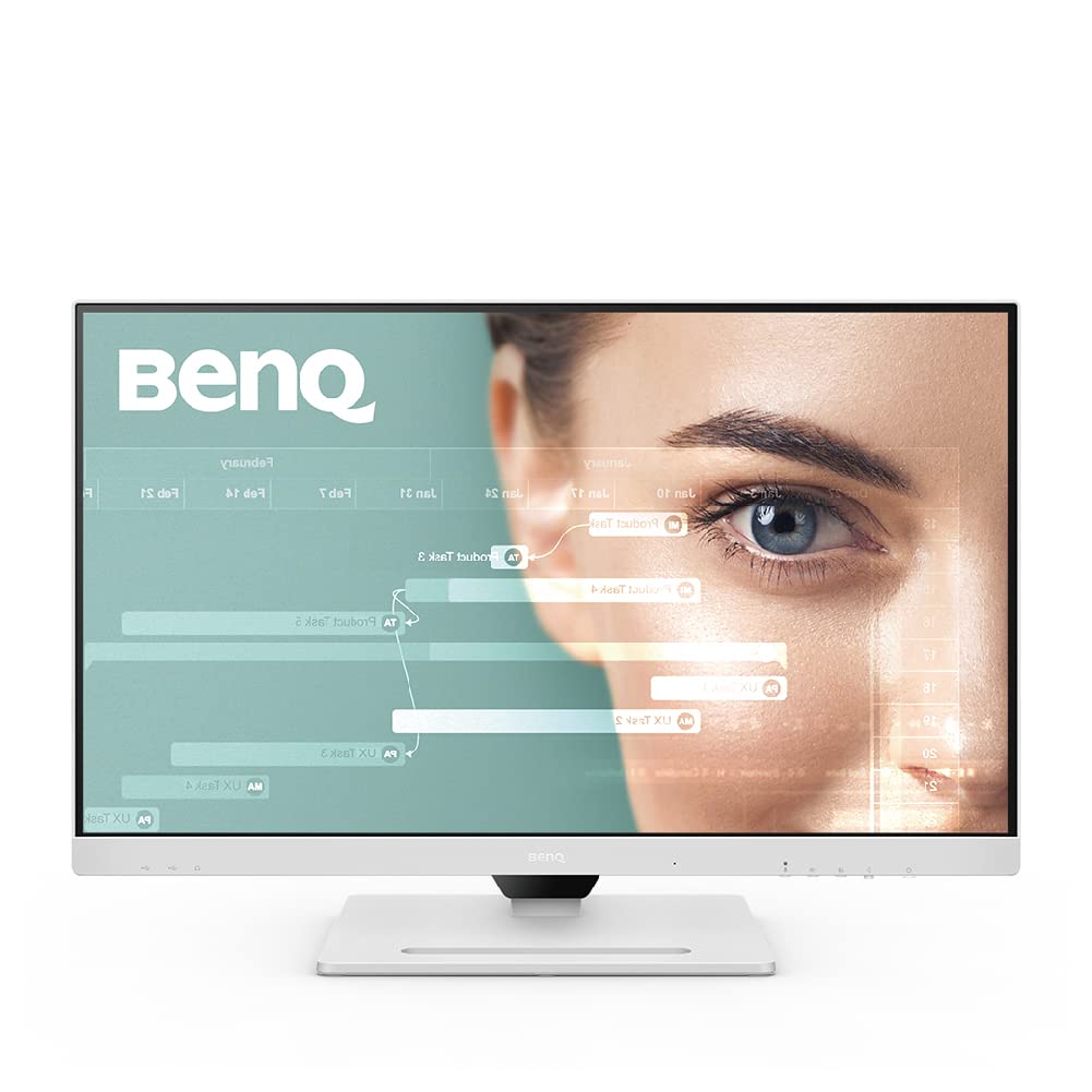 Monitor BenQ 27 Pulgadas 2K QHD USB-C Eye-Care con Altavoces y Micrófono Cancelación de Ruido Ajustable IPS Bisel Ultrafino