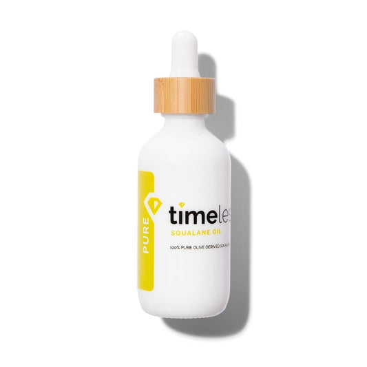TIMELESS SKIN CARE | Sérum Aceite Seco de Escualano Puro 100% | Apto pieles grasas | Hidratante y antibacteriano que reduce imperfecciones | Ideal para Climas extremos | 60ml