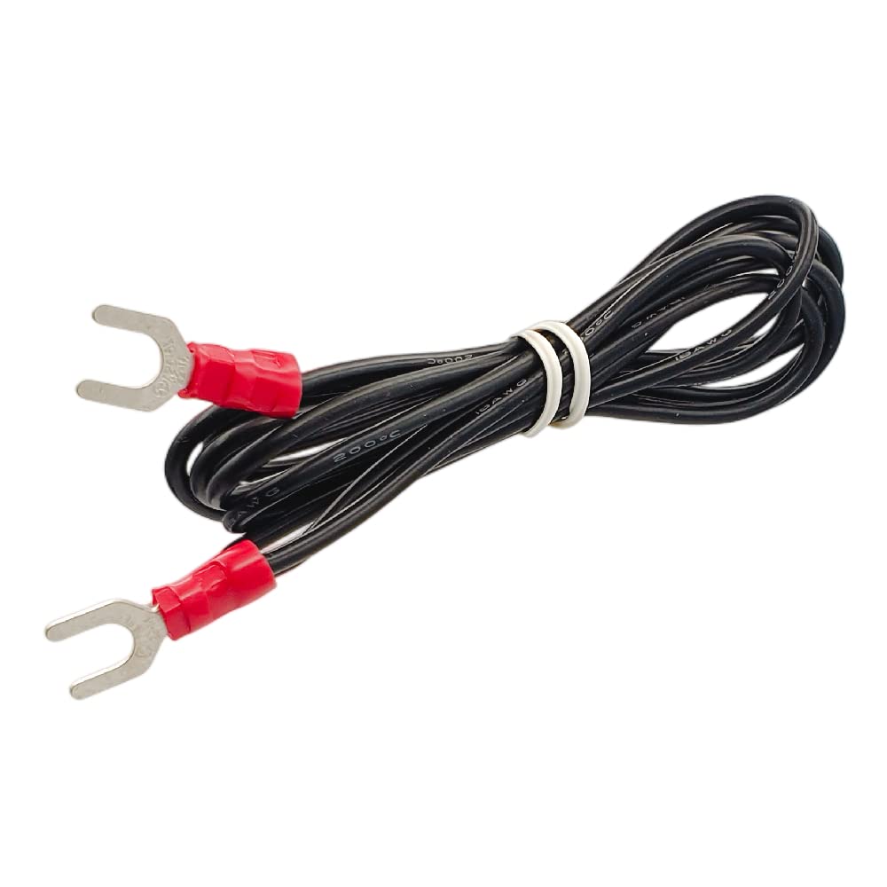 Komsunma - Juego de 2 cables de tierra para tocadiscos Technics SL-1200, serie SL-1210, cartucho magnético, cable telefónico técnico de 5 pies