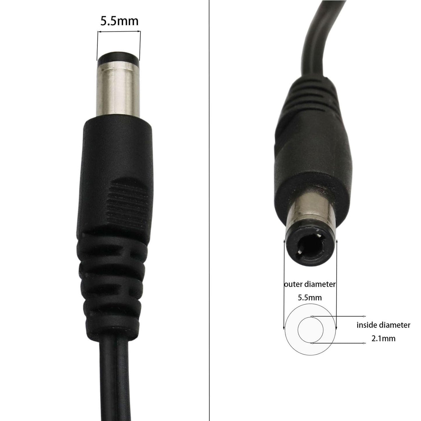 Cable de carga de batería de 12 V/24 V para coche, compatible con Motorola Kenwood Icom Base de cargador