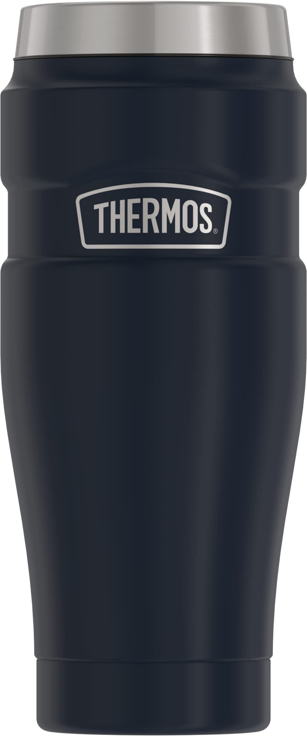 Vaso de Viaje Thermos Azul Mate de Acero Inoxidable 16 Onzas