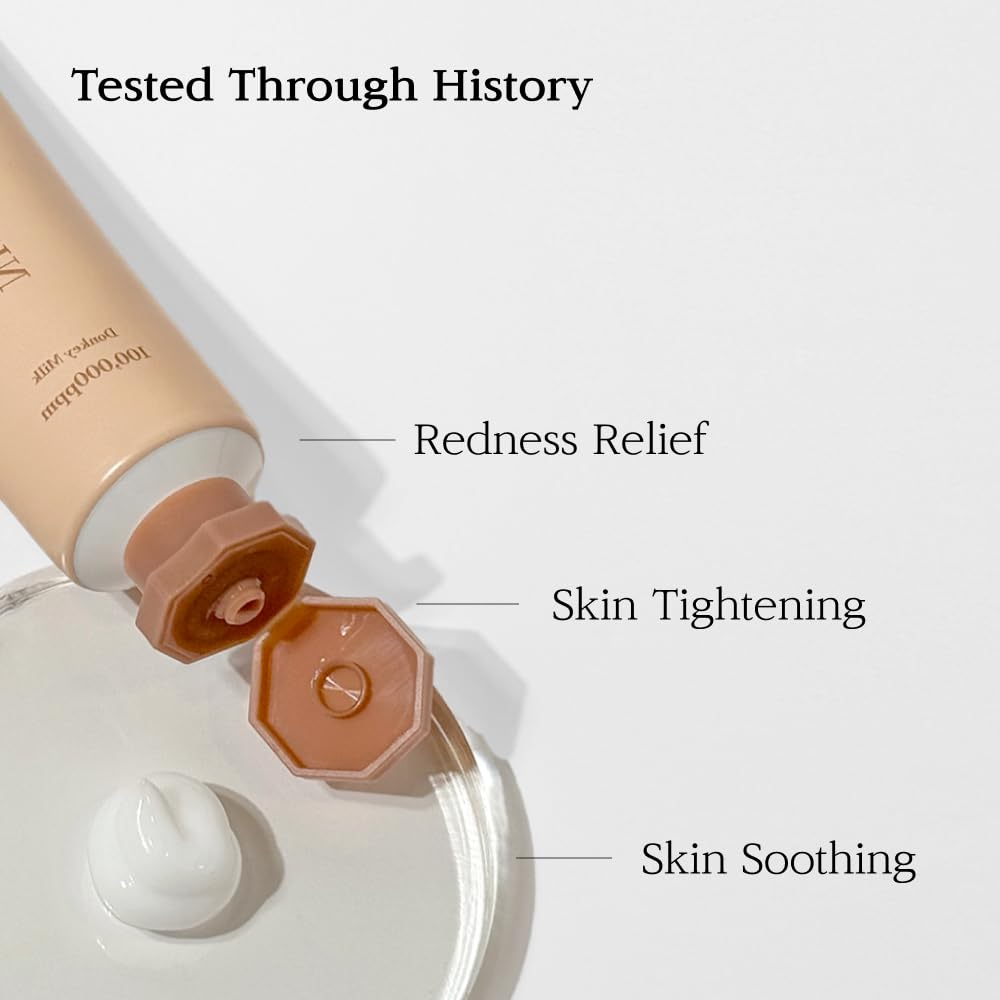 DUBU NUBORN CELL Donkey Milk Collagen Cream | Hydrating Probiotic Face Moisturizer for Dry Skin | Niacinamide and Centella for Luminous Glass Skin | Made In Korea 65ml