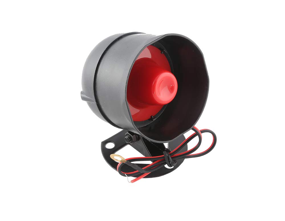 Sirena Electrónica Easyguard Universal Negro 6 Tono 15W 120dB para Coche Alarma