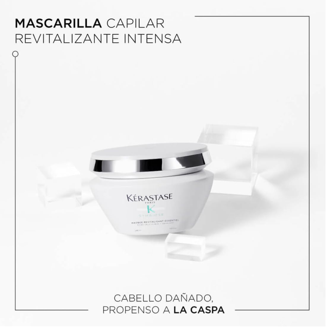 KERASTASE Resistance Kit Tratamiento Para Prevenir la Caspa en el Cabello Shampoo Bain Purete Anti Pelliculaire (250 Ml) + Acondicionador Fondant Apaisant Essentiel (200 Ml) + Mascarilla Revitalisant Essentiel (200 Ml) y Serum Cellulaire Nuit Anti-Pellicu