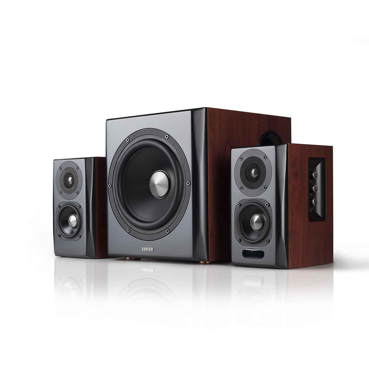 Altavoz y Subwoofer Edifier S350DB Negro Sistema 2.1 Bluetooth v4.1 Sonido aptX Inalámbrico para Ordenadores y Salas