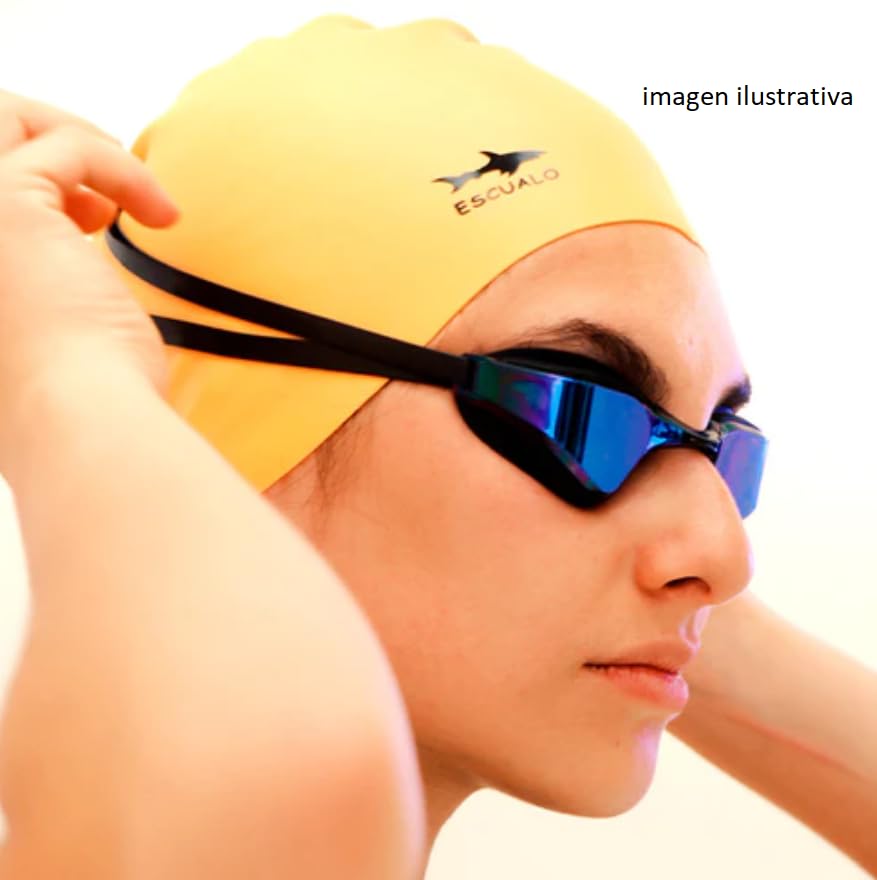 Goggles Natacion I Modelo Terminator I Protección UV I Para Adulto I Previene la entrada de agua I Color Blanco I Escualo I 1 pieza