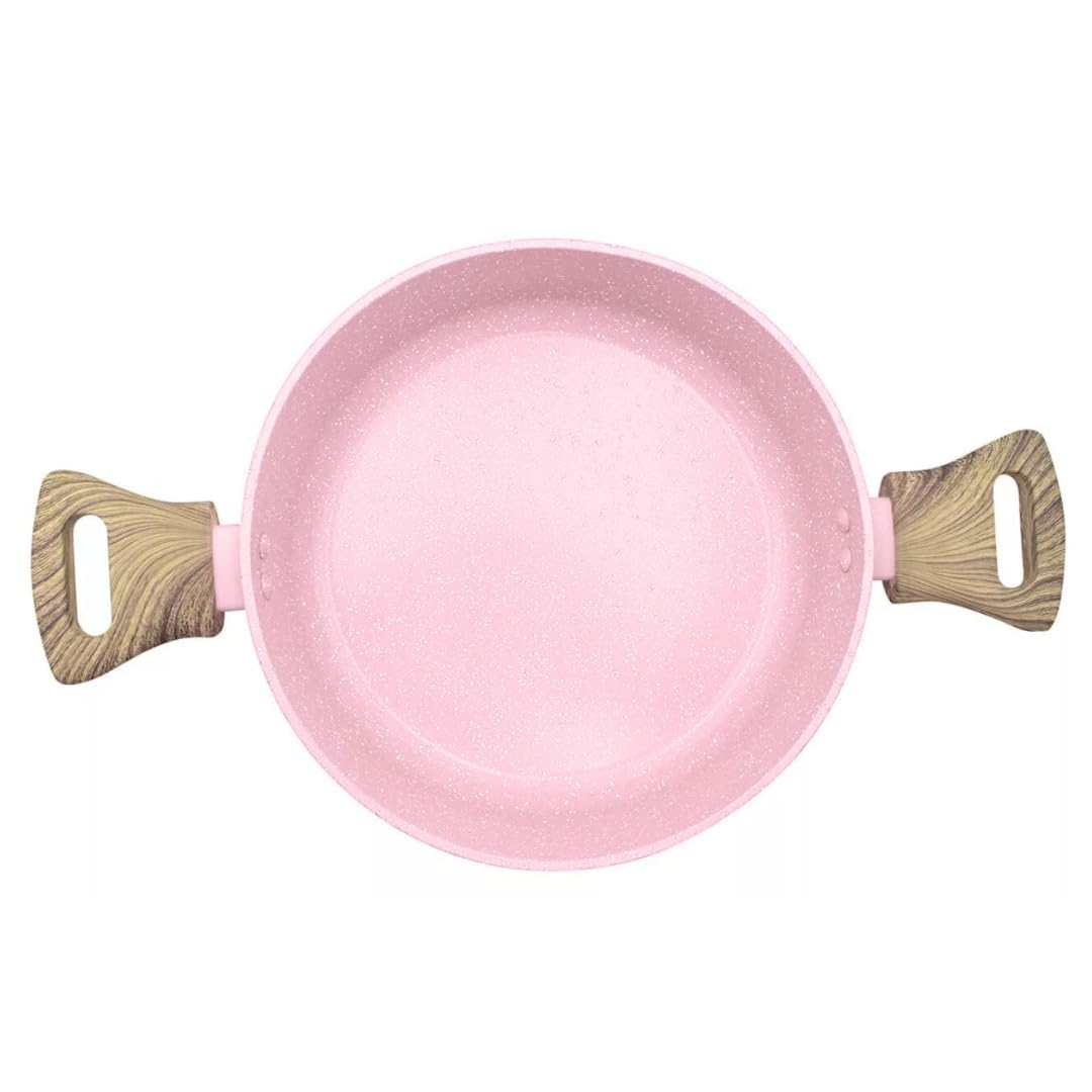 Bateria Cocina Antihadererent Marmol Premium Mod. LCS005 Hecho en KOREA (Rosa Palido)