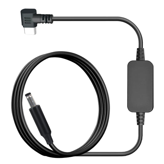 SYGGDERS - Adaptador de corriente USB-C para carriola de bebé, DC5521 a USB-C12V, solo soporta puerto para encendedor de cigarrillos, no soporta monitor ni cámara (6.56 pies)