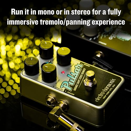 Pedal de Trémolo Estéreo Electro-Harmonix Nano Pulsar de Forma Variable