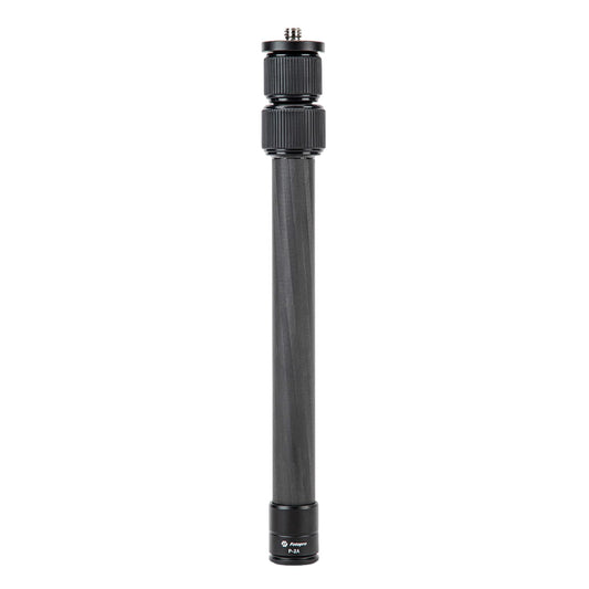 Fotopro - Tubo de extensión de trípode de fibra de carbono de 25 pulgadas, 3 secciones, columna central, carga máxima de 22 libras