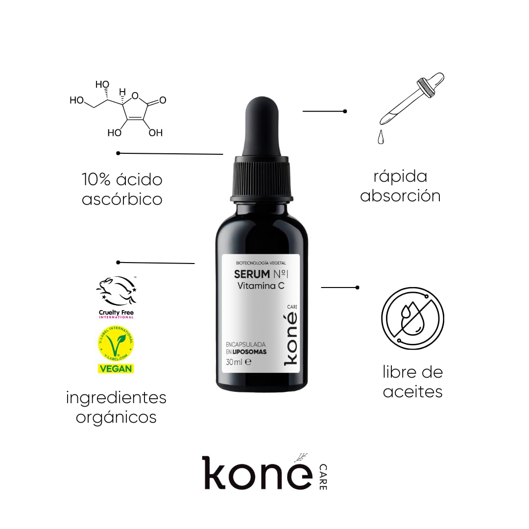 Koné Care Serum Nº 1 Vitamina C con aloe vera, lavanda y ácido ascórbico 30 ml