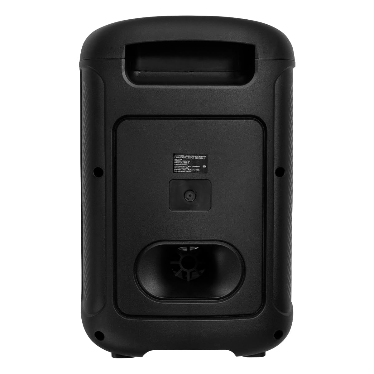 Kaiser Bocina Bluetooth 8 de Pulgadas Recargable con micrófono, Potencia de 6200w Pmpo 10W RMS con tecnología KSR-Link con Funciones Luz Flame KSW-7007