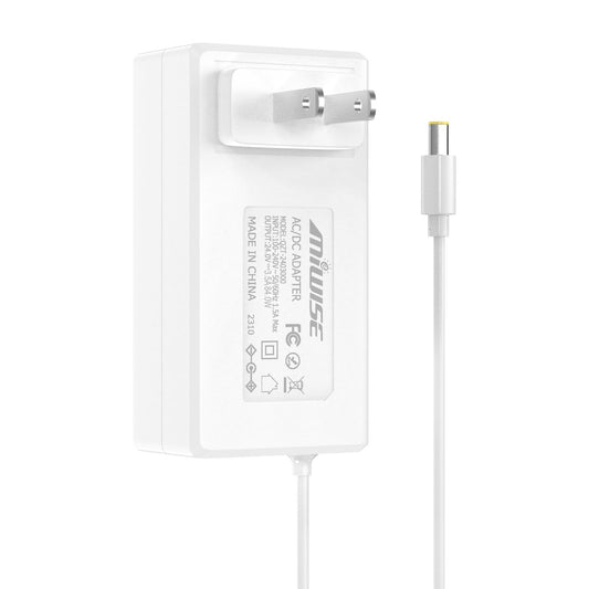 Adaptador de Fuente de Alimentación MIWISE Blanco Enchufe de EE. UU. para COB LED Strip y Cámara CCTV