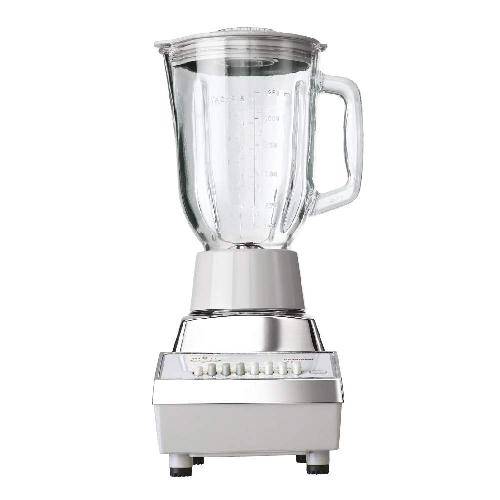 MAN LMV-9090 Licuadora Metalica con 7 Velocidades, 550W