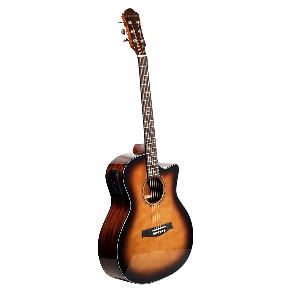 Guitarra Electroacústica Grand Auditorium La Sevillana GA-320CEQ color sombreado