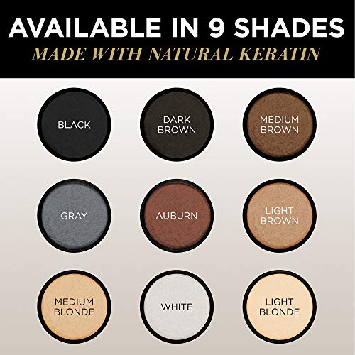 TOPPIK Fibras de construcción de pelo, Gris, 1.94 oz.