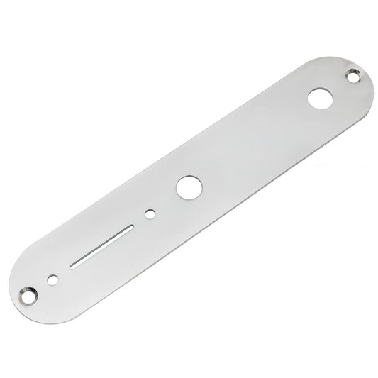 Musiclily Pro 32mm Acero Placa Control Telecaster para Guitarra Eléctrica tipo Tele, Cromado