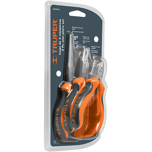 Juego de Mini Pinzas Truper comfort grip