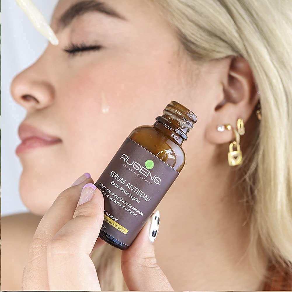Rusens - Serum Antiedad Ácido Hialurónico 100% natural con Efecto Tensor. Activa Colágeno y Elastina