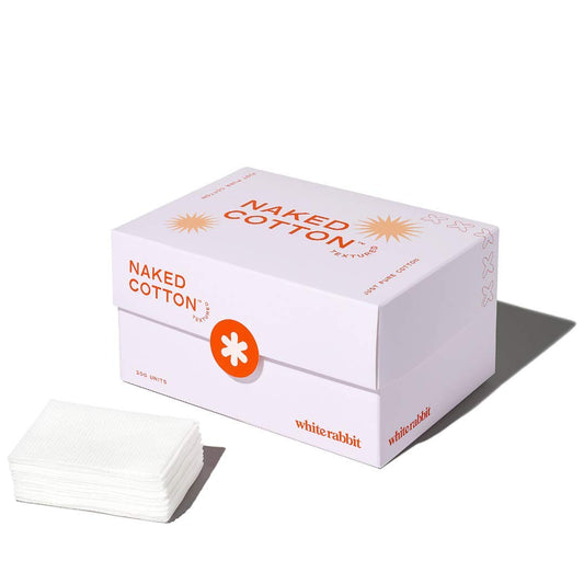 Almohadilla de Algodón Premium Conejo Blanco Coreano Auténtico 100% algodón para Eliminación de Maquillaje
