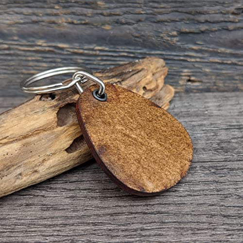 ForLeatherMore - Dumbo Rat - Cute Rat - Genuine Leather Keychain - Pet Key Fob