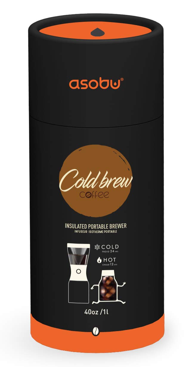Cafetera Cold Brew Asobu negra Paquete Individual